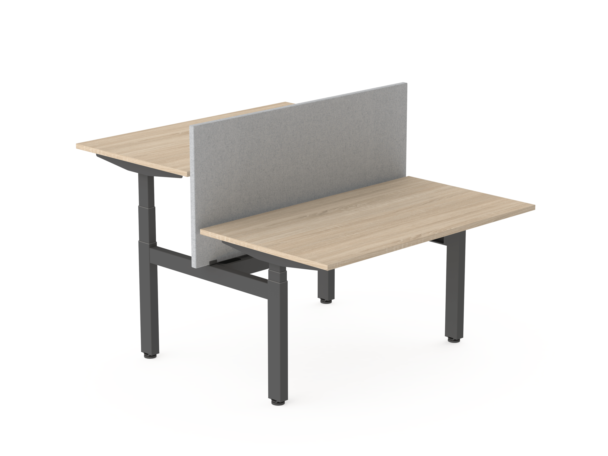 Zit-sta bureau elektrisch Flexframe DUO