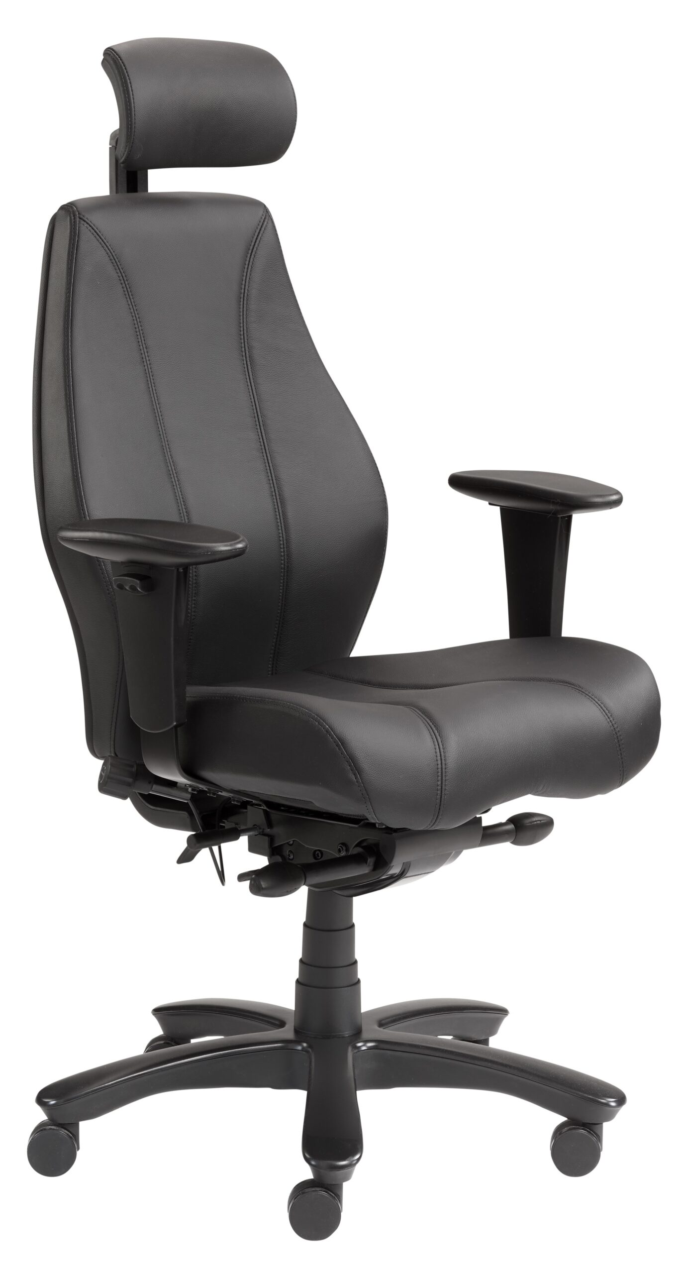 Raptor heavy duty 24uurs bureaustoel leder